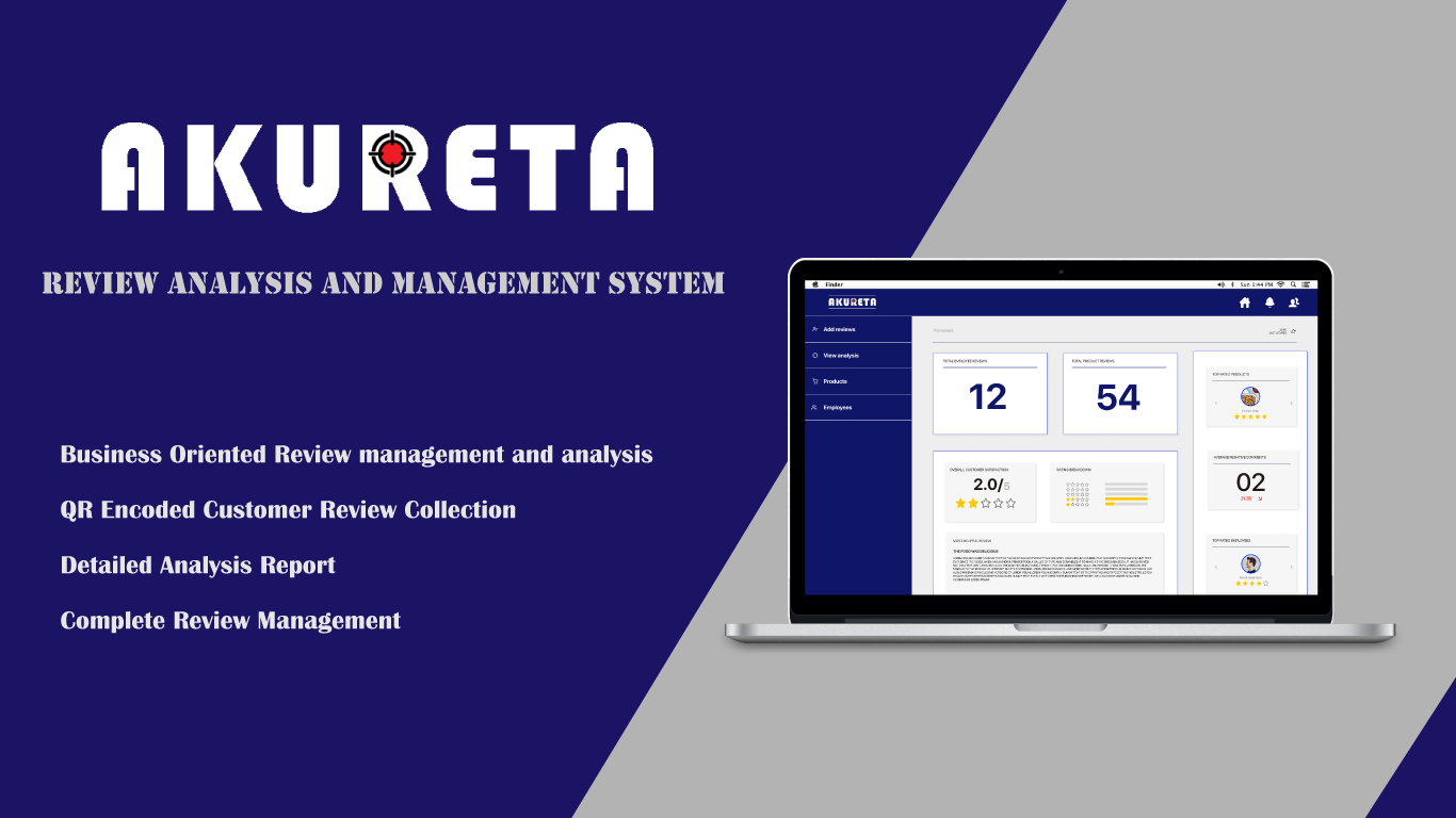 AKURETA: REVIEW ANALYSIS AND MANAGEMENT SYSTEM